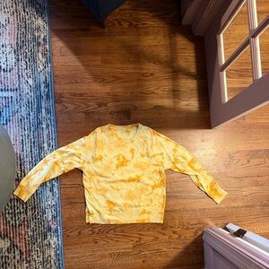 Athleta Yellow Sweatshirt Casual Top